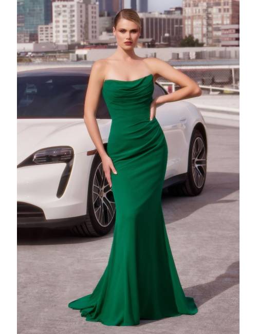 Maxi dress décolleté