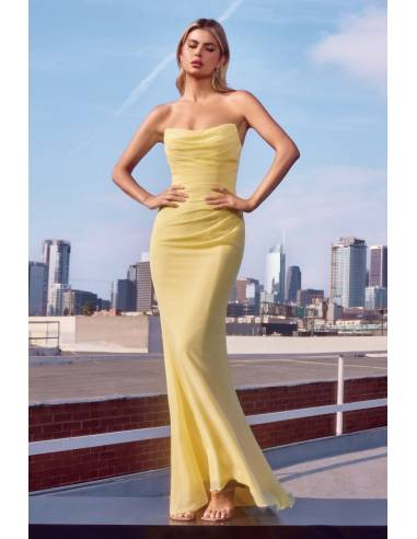 Abito lungo décolleté